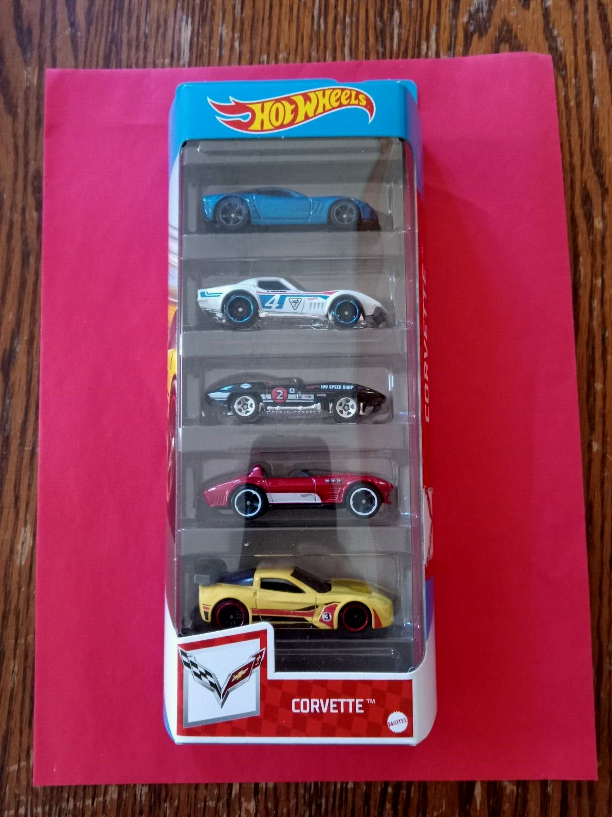 Corvette Five Pack (5 Car Set) 1/64