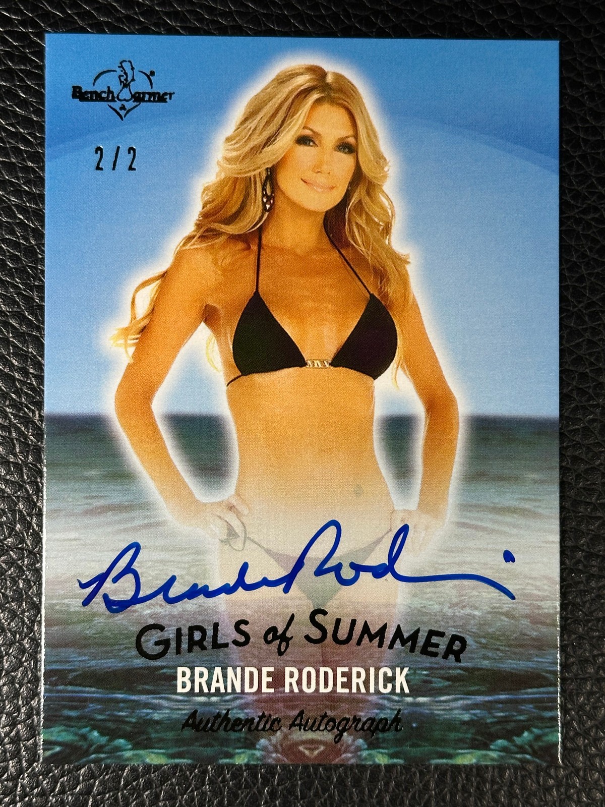 2016 Bench Warmer Girls Of Summer Brande Roderick 2/2 Auto Autograph