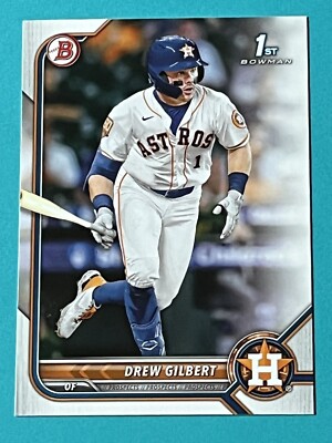 2022 Bowman Draft Drew Gilbert 1st Bowman #BD-152 Houston Astros Qty Avail