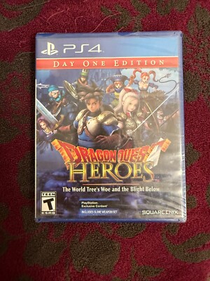 Dragon Quest Heroes -Day One Edition Playstation 4 PS4 Brand New Factory Sealed