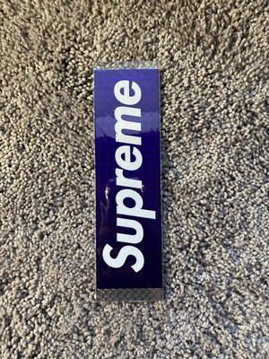 purple supreme sticker