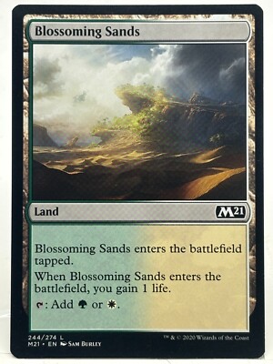 Blossoming Sands NM/M* Core Set 2021 M21 ENGLISH 244/303 mtg -UnltdCards