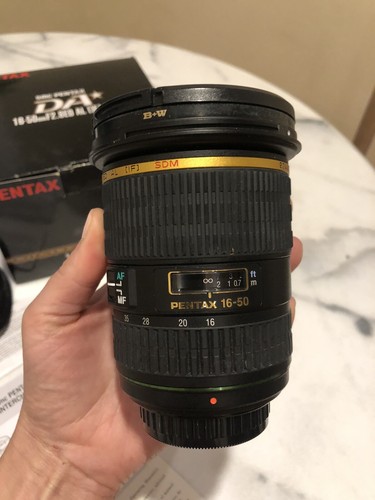 PENTAX DA 16-50mm F2.8 ED AL (IF) SDM Standard Lens - Black