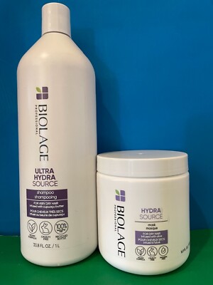 Matrix Biolage Ultra Hydra Source Shampoo & Hydra Source Mask New & Authentic