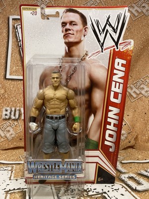 WWE Mattel 2011 Heritage Series John Cena Superstar #20 Action Figure New Sealed
