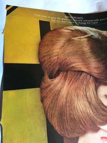 1963 Vintage Ad Tecnique Color-Tone Hairccolor (E1)