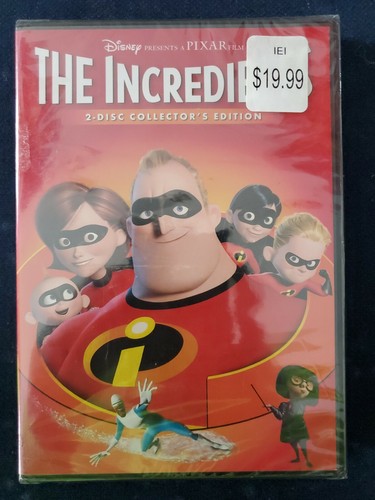The Incredibles (DVD, 2004) Factory Sealed New 786936244250