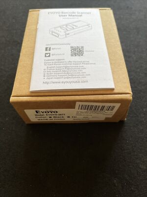 Eyoyo 2877L 1D Wireless Barcode Scanner Mini Barcode Reader Works for iOS