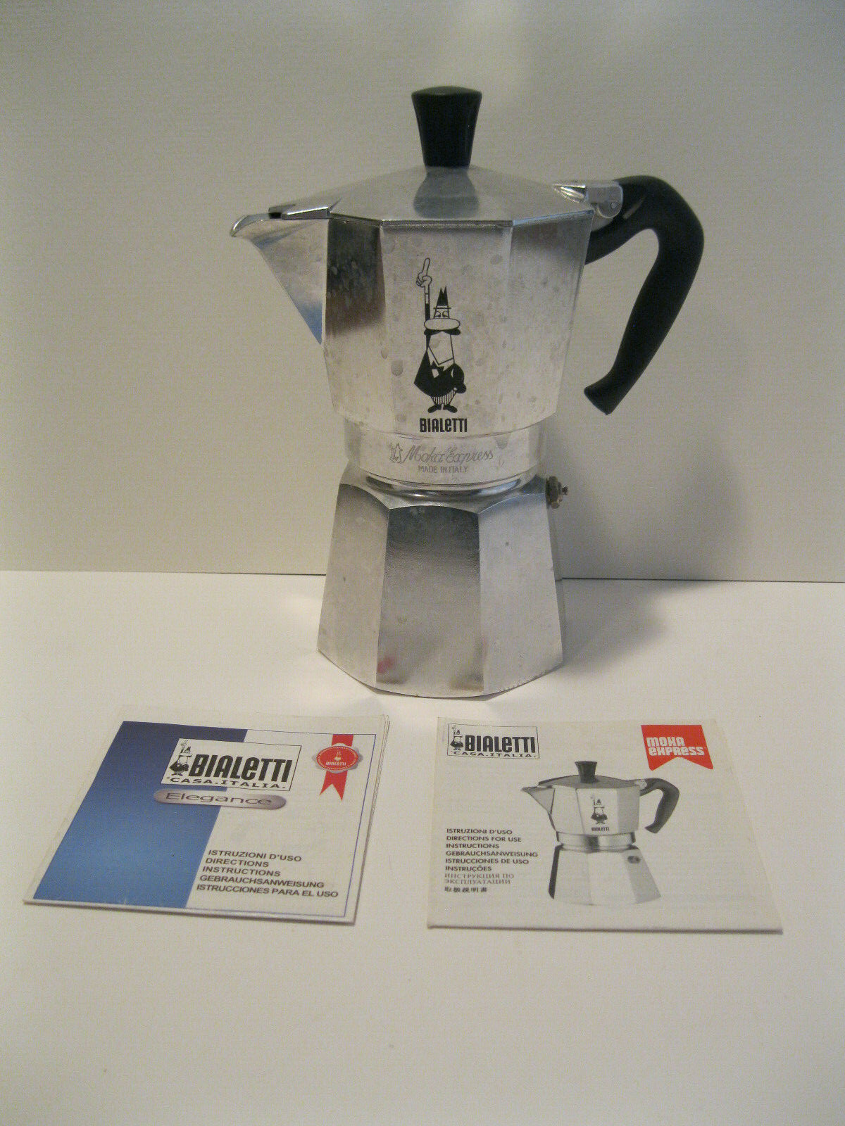 BIALETTI MOKA EXPRESS MADE IN ITALY G04 STOVETOP ESPRESSO COFFEE MAKER