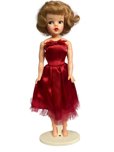 Vintage Ideal Toy Tammy Bubble Cut Hair Doll BS-12 w/ Dress