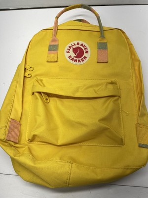 CLASSIC fjallraven KANKEN backpack FJALL RAVEN YELLOW Very Good Condition