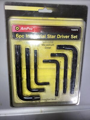 AmPro 6 Pc industrial Stardriver Set brake caliper strength T40 45 47 50 55 60