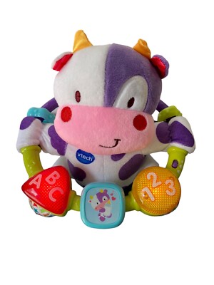 VTech Lil' Critters Moosical Beads Plush Cow Music Lights Baby Toy - Video