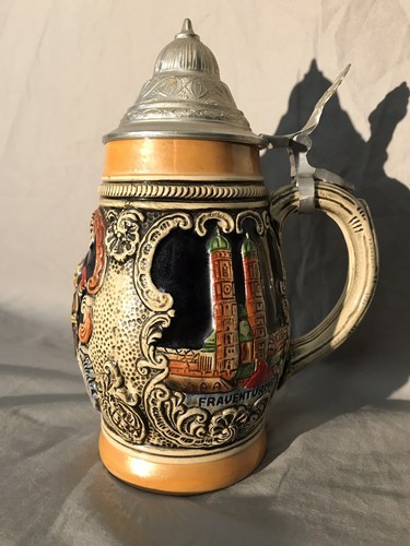 Vintage German Stein Egon Bay 8.25” Tall Lid