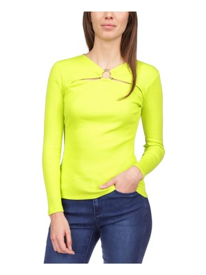 

Женский зеленый топ с уплотнительным кольцом и логотипом MICHAEL MICHAEL KORS Petites P\L