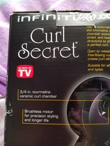 Infiniti Pro Conair Curl Secret Purple 3 Settings Auto Shut Off 2 Temps CD203R