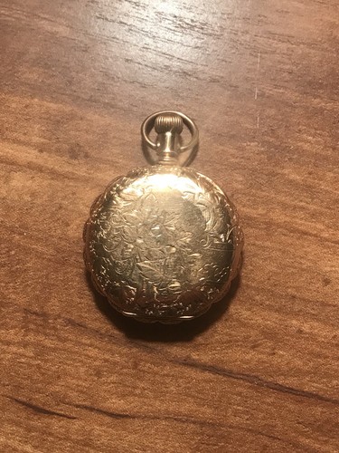 ANTIQUE WALTHAM TRADE MARK AMERICAN POCKET WATCH GOLD PLATED! FUNCTIONAL*****