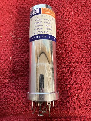 PCL-4607.9 SPRAGUE CAPACITOR PRINT-LOK@LYTIC 100-60-100-100MF 350-350-150-10WVDC