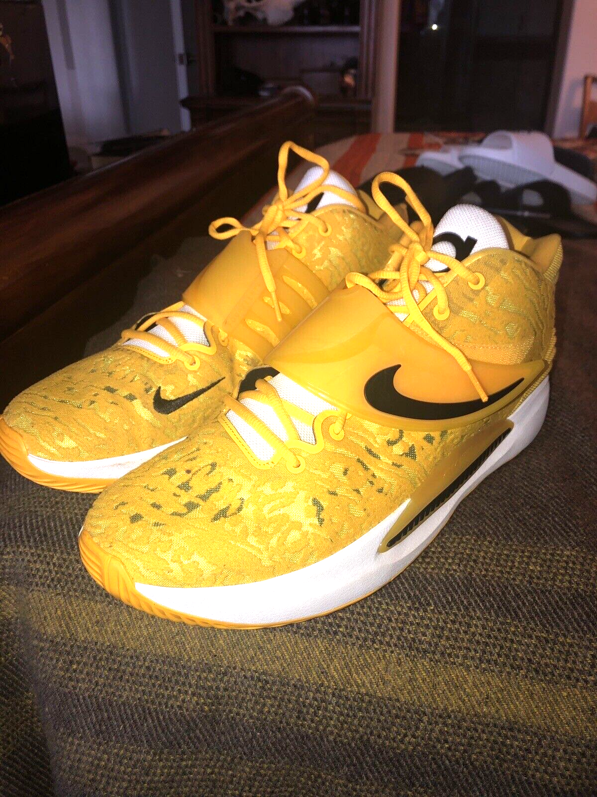 New Men Size 17 Nike Air Zoom Kevin Durant KD 14 TB Promo Yellow DM5040 700 eBay