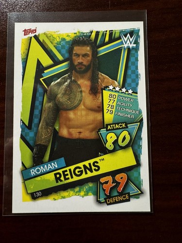 ロマンレインズ　サイン&レリックカード　44/50 TOPPS WWE 2021 Topps WWE Slam Attax Roman Reigns Foil Booster #328 | eBay