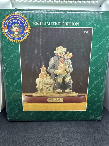 EMMETT KELLY JR.　エメット ケリー JR.　道化師人形 Amazon.com: EKJ Making New Friends - 'Emmett Kelly, Jr