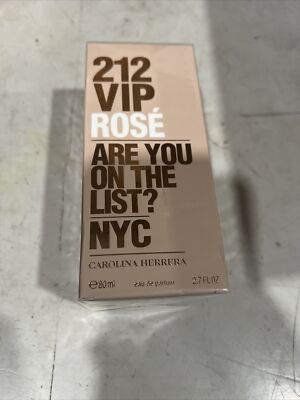 212 VIP Rose by Carolina Herrera 2.7 oz EDP Perfume for Women New In Box