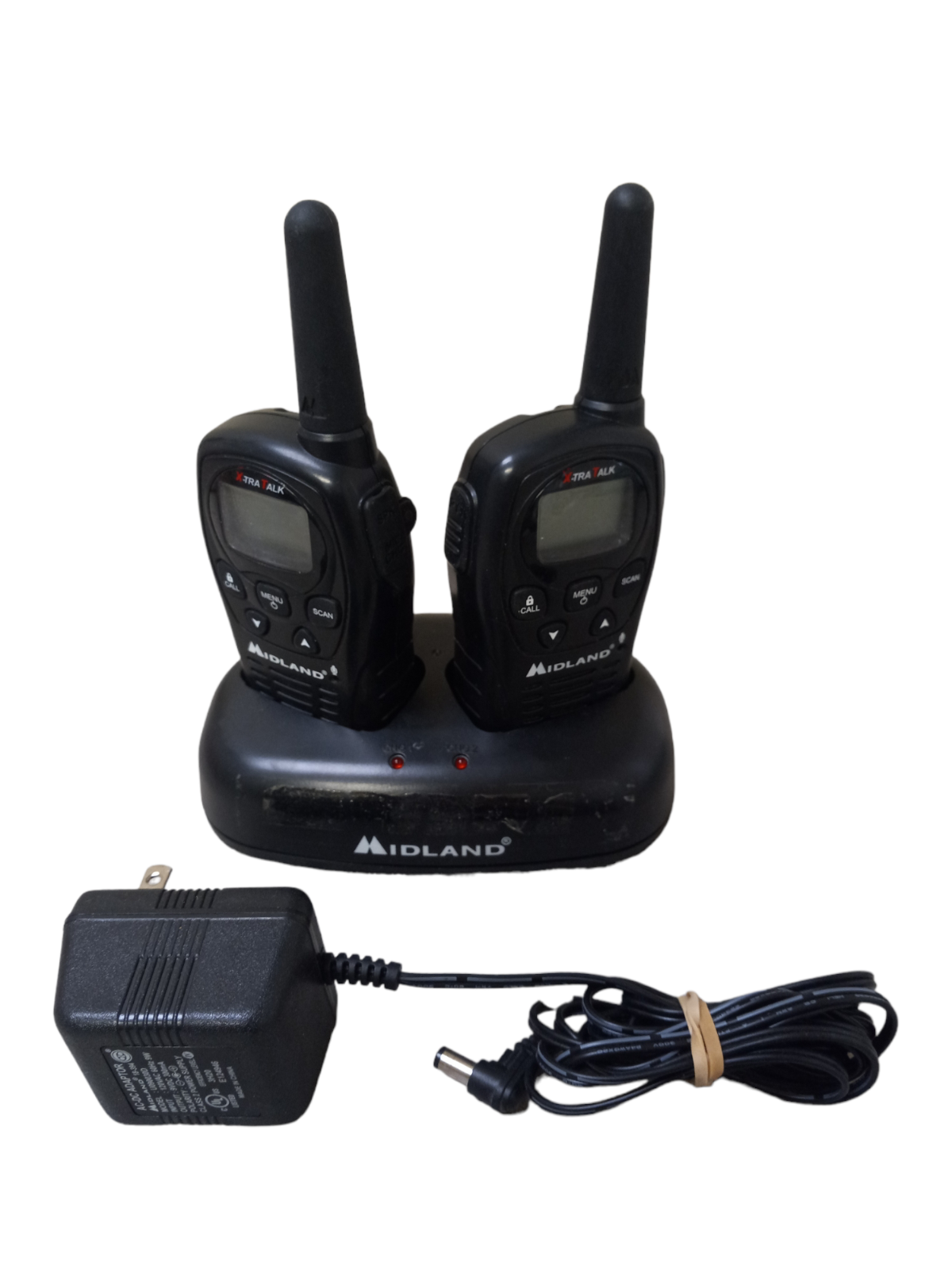 Midland Walkie Talkie Set LXT500 with DeskTop Charger 18CVP6-REVB Tested Working