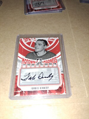  2012-13 ITG Motown Madness Autographs #AFK Forbes Kennedy Red Wings