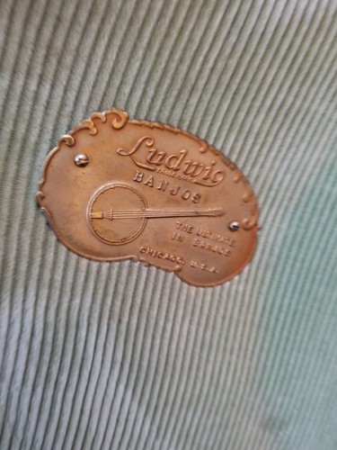 Vintage Ludwig Kingston 4 string Tenor Banjo with original Case 20's/30's Sweet!