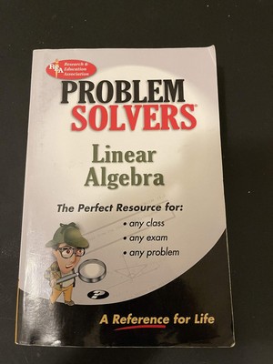 Linear Algebra Problem Solver (Problem Solvers Solution Guides) - paperback ...
