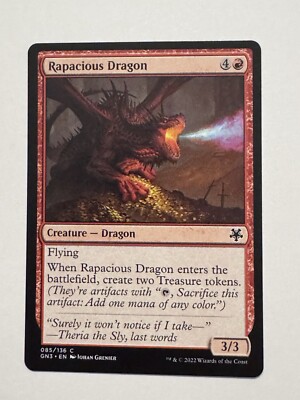 MTG Rapacious Dragon Game Night: Free-for-All 085/136 NM