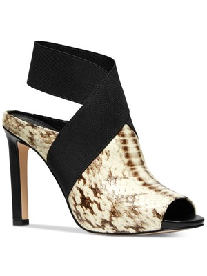 

MICHAEL MICHAEL KORS Женские черные кожаные шпильки Ames Stiletto Slip On Leather Shootie, Черный, 40T9AMHE5E