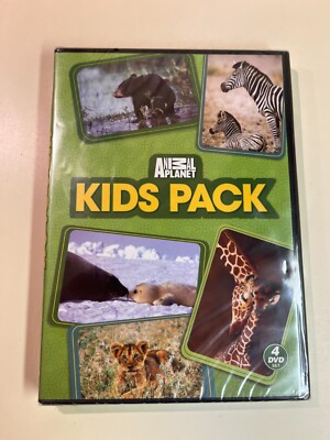 New Old Stock - Animal Planet Kids Pack DVD, 4-Disc Set, Read for Contents