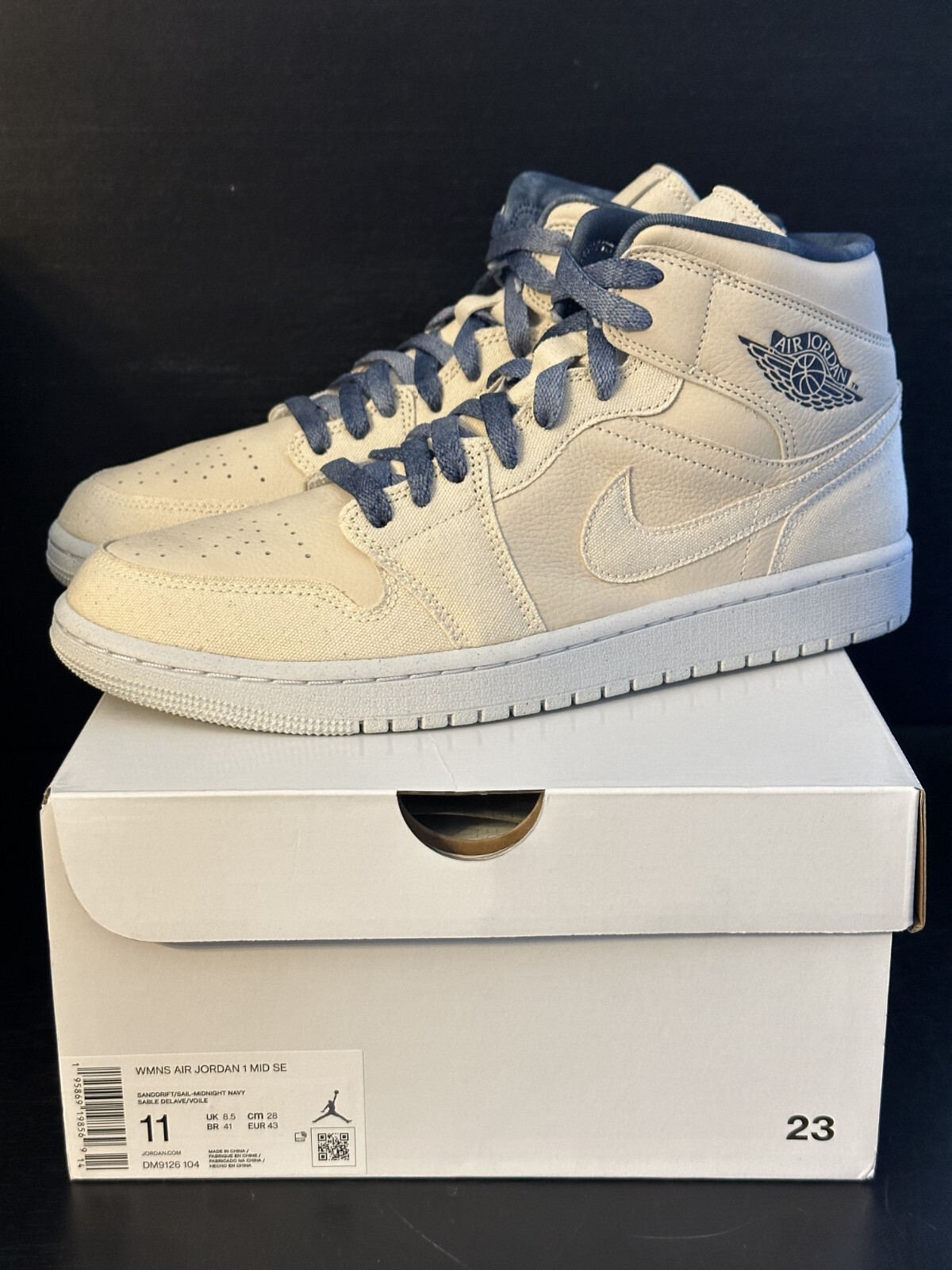 🔥 Size W11 / M9.5 - Nike Air Jordan 1 Mid SE Sanddrift (W 🔥 Size W11 / M9.5 - Nike Air Jordan 1 Mid SE Sanddrift (W