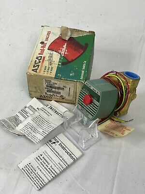 Asco Red-Hat 8220G5 Steam & Hot Water Solenoid Valve 3/4'' NIB *FAST SHIPPING*
