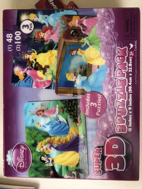 Disney Princess 3 Puzzle Pack Toys Indoor Gumtree Australia Hurstville Area Oatley 1243467962