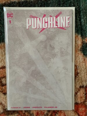 PUNCHLINE SPECIAL #1 BLANK VARIANT DO IT YOURSELF TAKE TO A CON HARLEY QUINN
