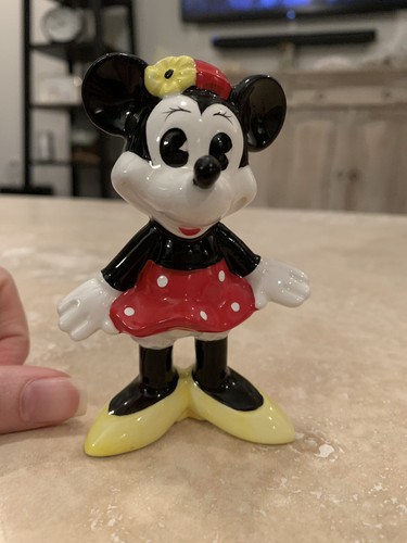 Vintage Walt Disney Minnie Mouse Ceramic Figurine