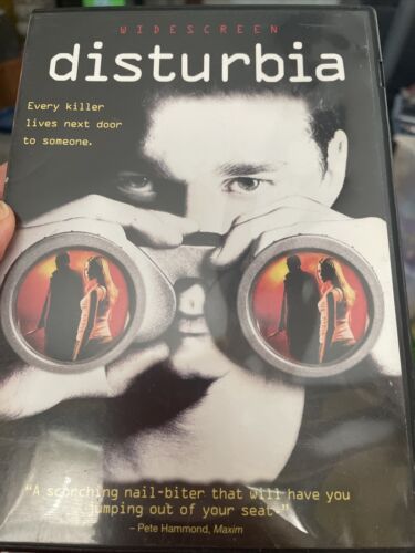 Disturbia (Full Screen Edition) - DVD - VERY GOOD Disturbia (Full Screen Edition) - DVD - VERY GOOD