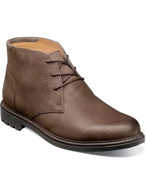 

FLORSHEIM Мужские кожаные ботинки чукка с круглым носком и коричневыми полями, размер 9,5 м, Коричневый, 11927B-202