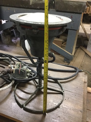 Two Large Vintage Brass SUBMERSIBLE POND FOUNTAIN LIGHTS Underwater