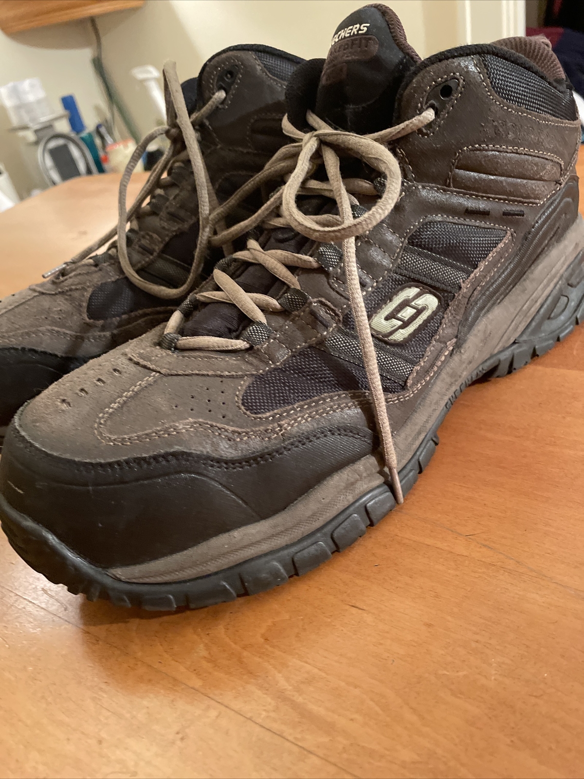 SKECHERS Mens 13 Work Relaxed Fit 