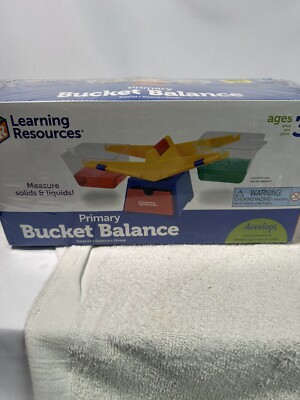 Learning Resources School Scale Primary Bucket Balance NEW