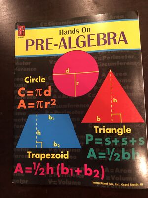 Hands on Pre-Algebra, Grades 6-8 by Susan Dean Instructional Fair