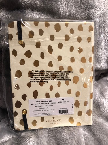NEW~Kate Spade New York Medium 12-Month Annual Hardcover 2019 Planner