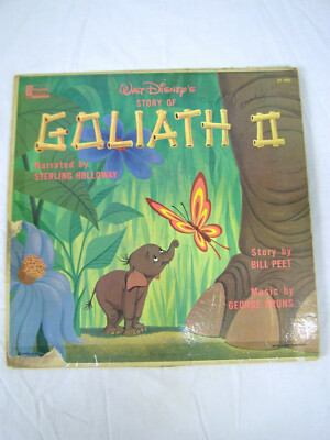 Walt Disney's Story of Goliath II Story By Bill Peet Disney Records