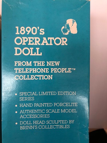 1890's Bell System Operators Doll The Surrey Group Brown Eyed Brunnette 1984
