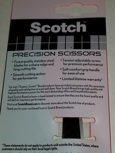 SCOTCH 3M Precision Multipurpose SCISSORS 8” LOT OF 3