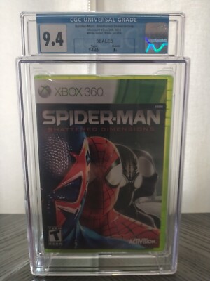 Spider-Man Shattered Dimensions New Sealed Graded 9.4 A+ XBOX 360