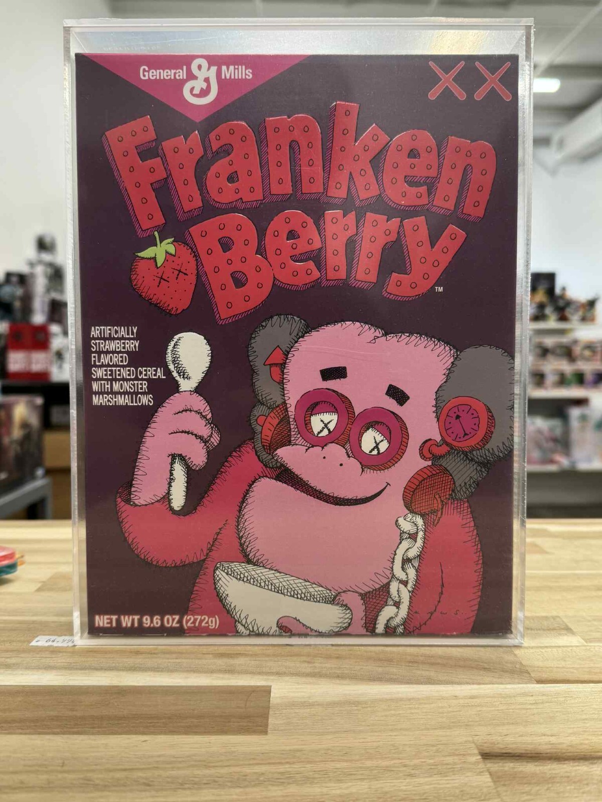 KAWS Monsters Franken Berry Cereal Limited Edition in